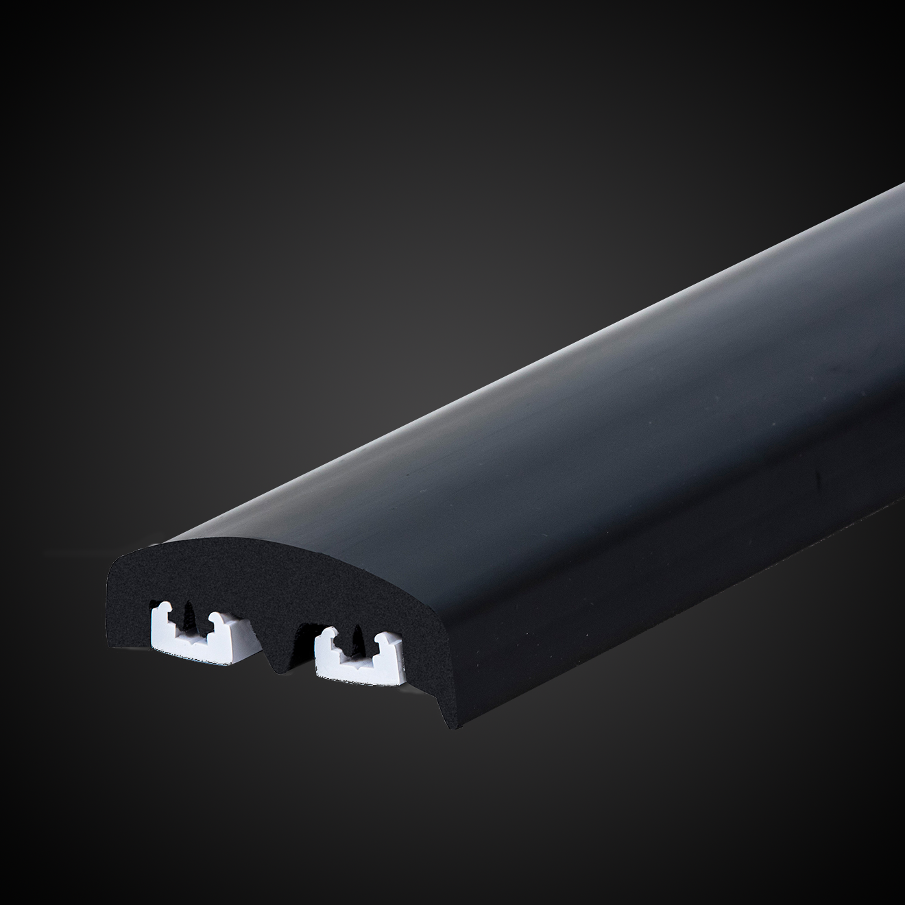 Wilks Scheuerleiste Click 80 mm schwarz