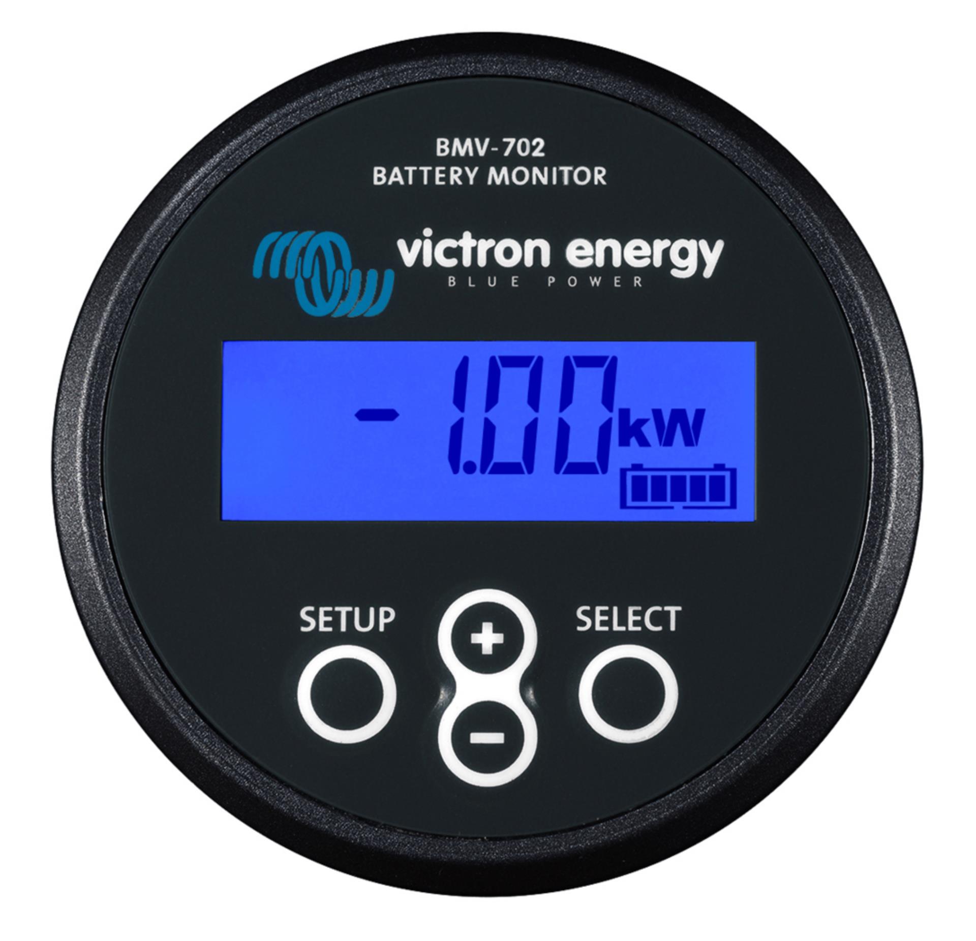 victron energy Victron Batterie Monitor BMV 702  schwarz mit Shunt 50 A