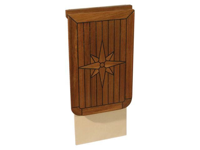 Talamex Teak Tischplatte klappbar, 38 x 60 cm