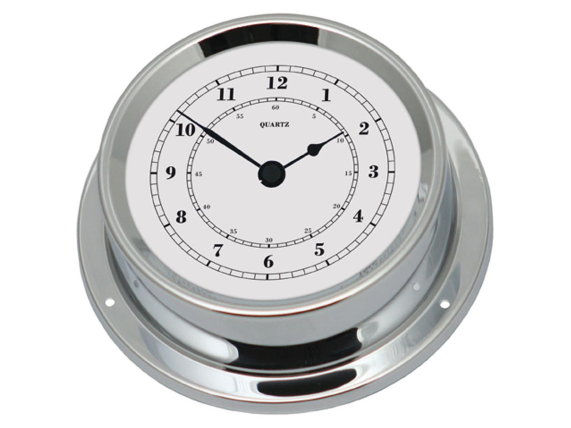 Talamex Uhr Serie 125 verchromt