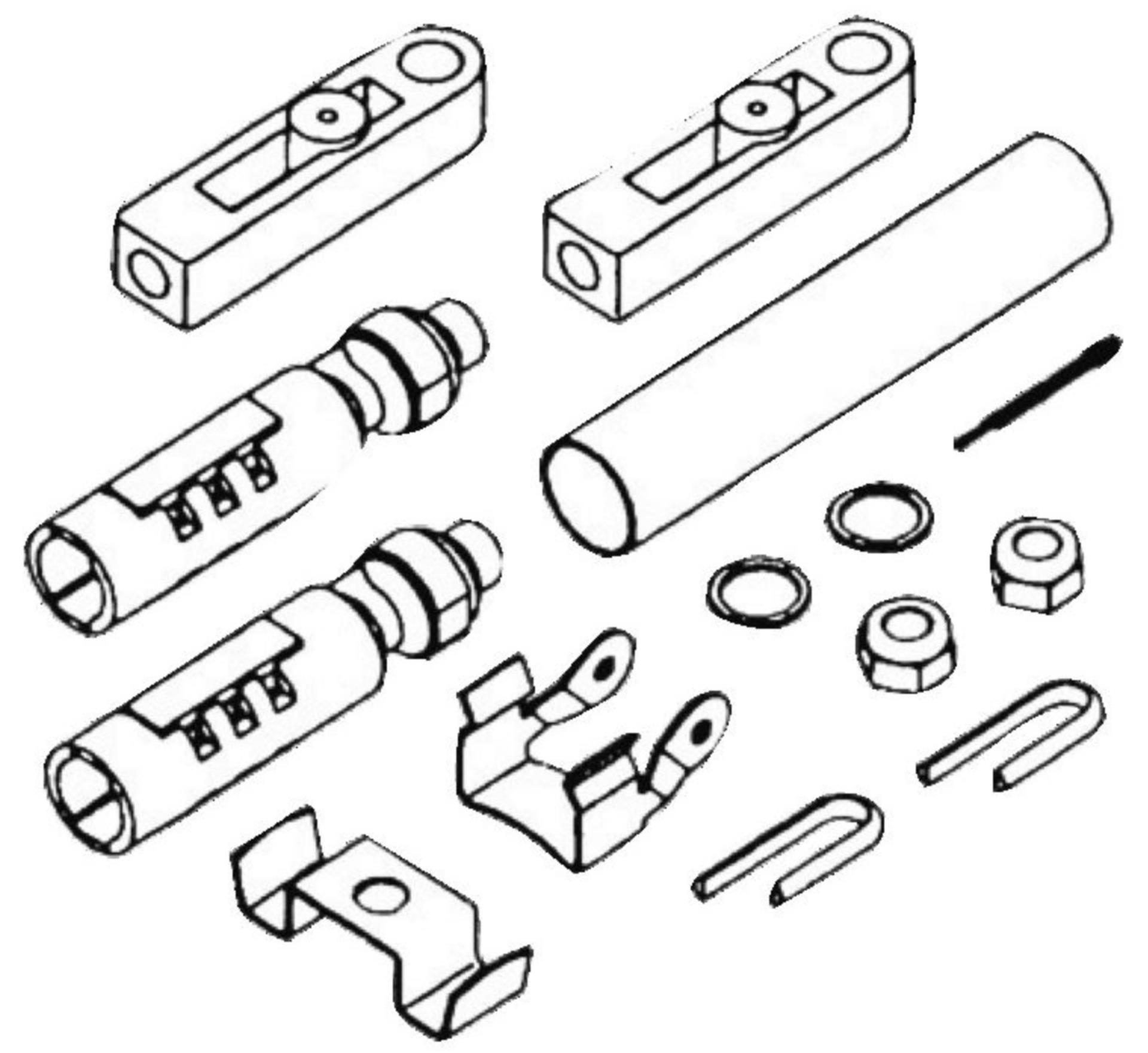 Osculati Schaltkabeladapter Evinrude/Johnson für  CC230/172