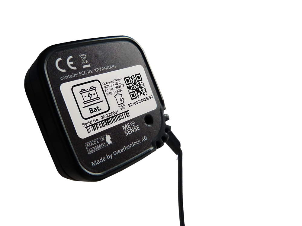 Weatherdock Me Sense Battery Voltage