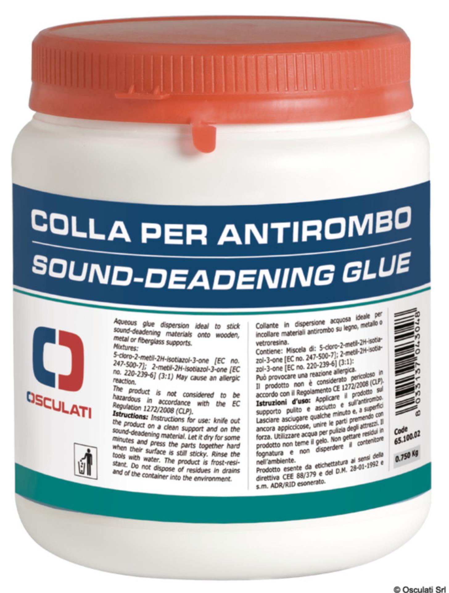 Osculati Spezialkleber, selbstlöschend für Dämmplatten