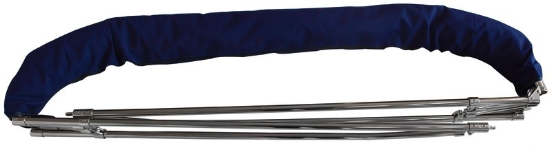 Osculati Bimini 4-Rod Edelstahl blau, 260 - 270 cm