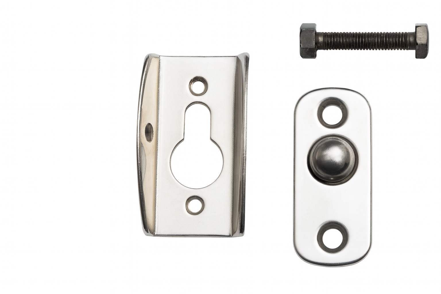 Allpa Schnellbefestigungssatz für Badeleitern aus Edelstahl