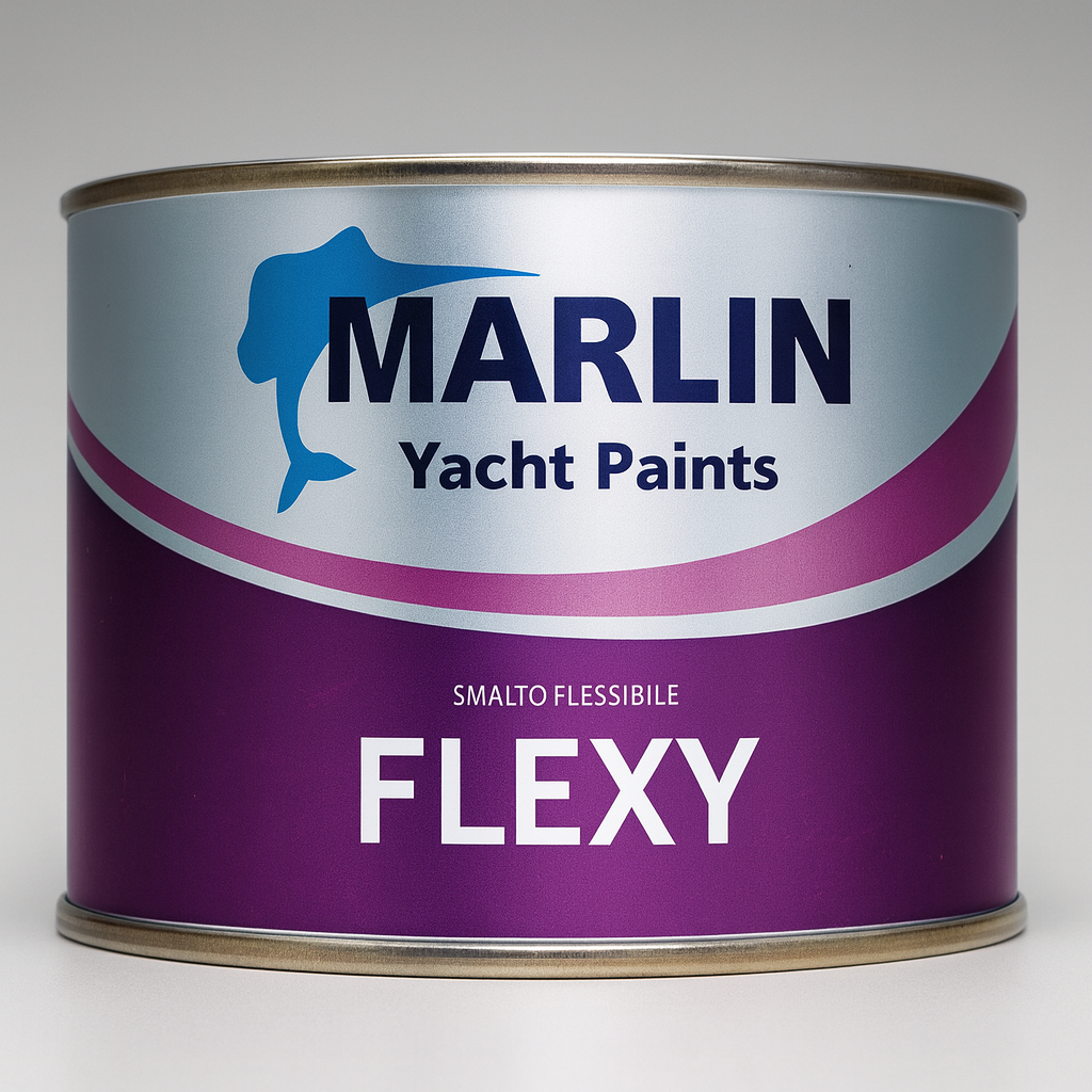 Marlin Yacht Paints Marlin Flexy Elastische Gummifarbe orange, 500 ml