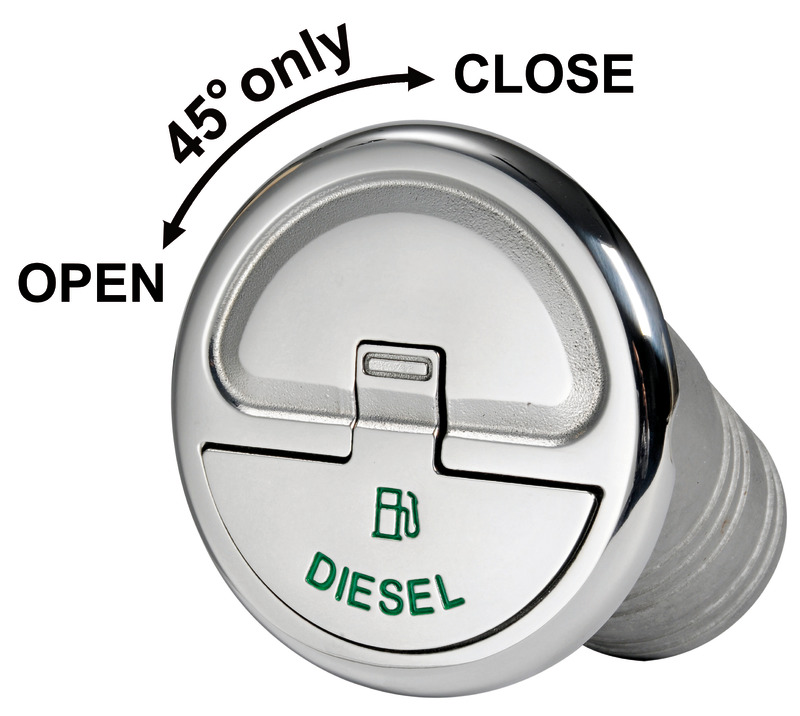 Osculati Einfüllstutzen Fuel 50 mmØ, 30°