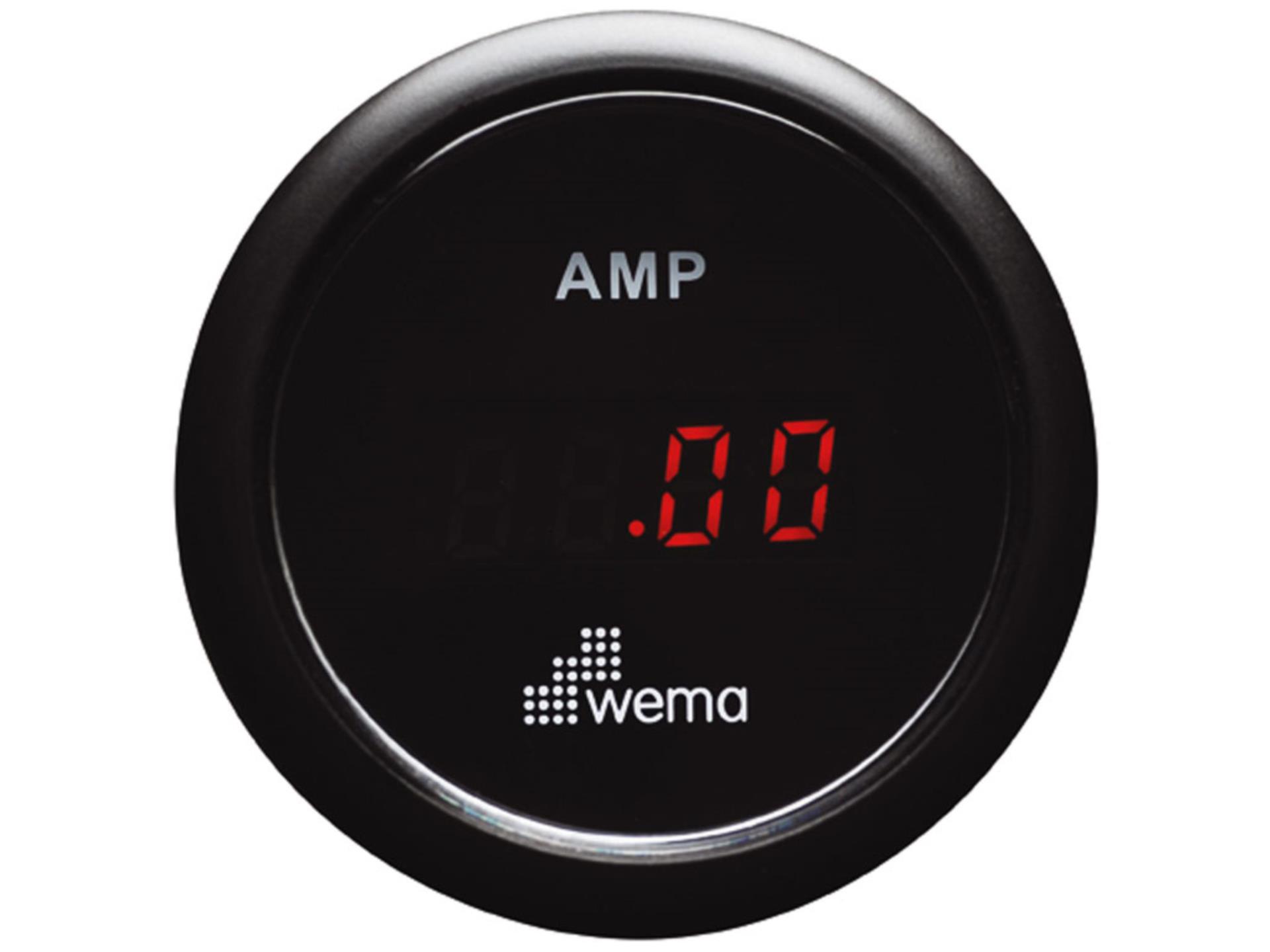 Wema Amperemeter inkl. Sensor, schwarz
