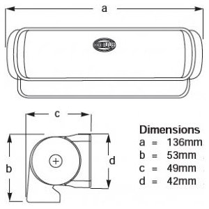 Hella Seahwak XL LED Scheinwerfer mit Bügel,schwarz-Spot 10° Hella Seahwak XL LED Scheinwerfer mit Bügel,schwarz-Spot 10°
