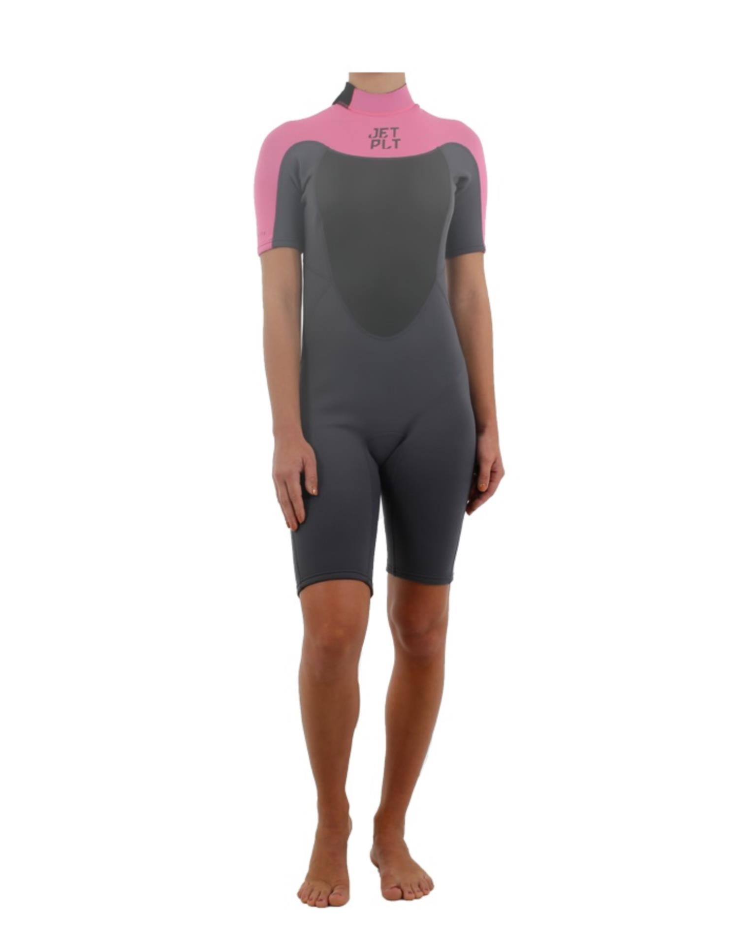 Jetpilot Damen Neoprenanzug "Flight" 2/2mm Steamer Springsuit pink S