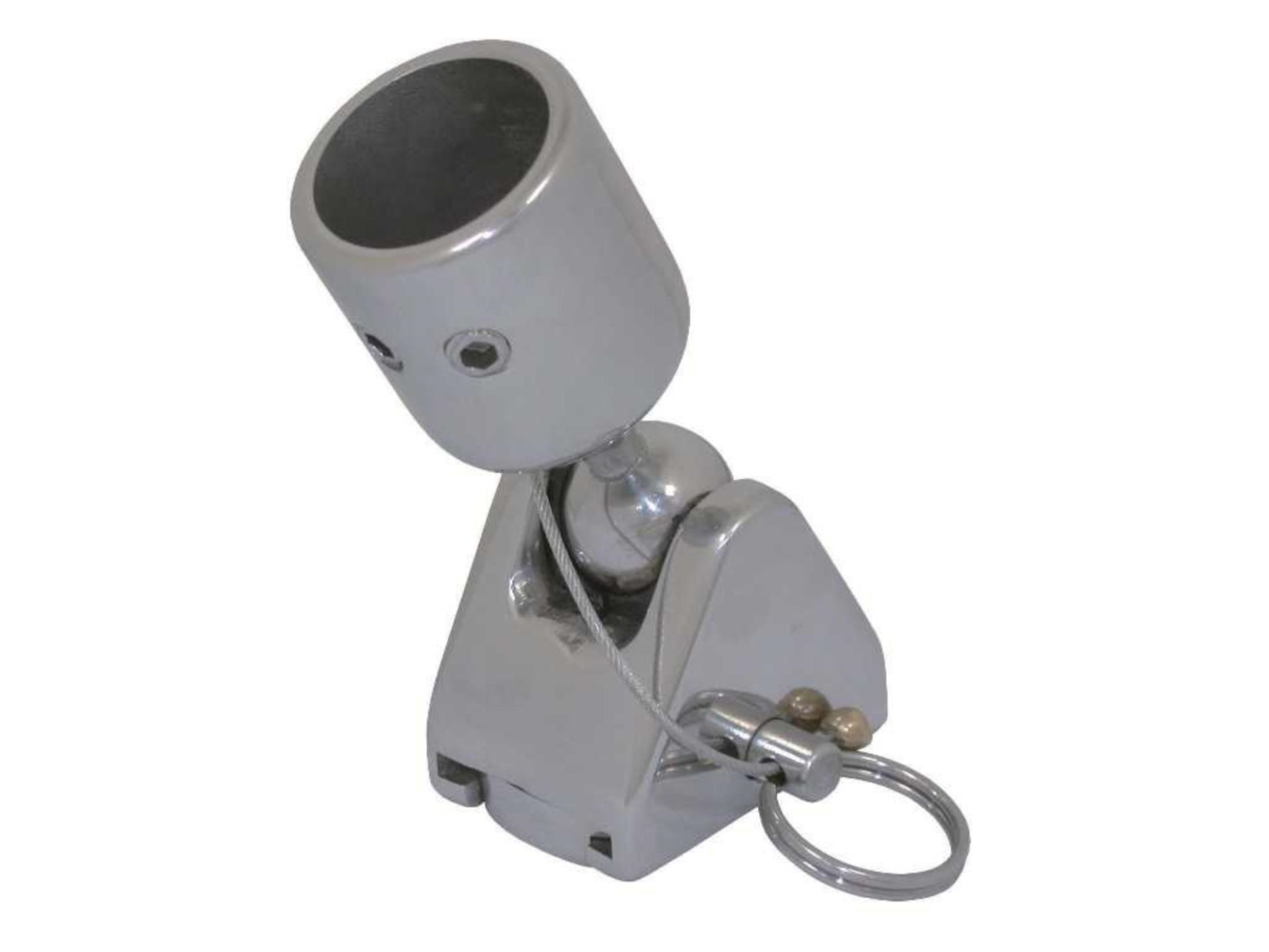 Marinetech Bimini Gelenk, Decksmontage für 22 mmØ x Länge 82 mm