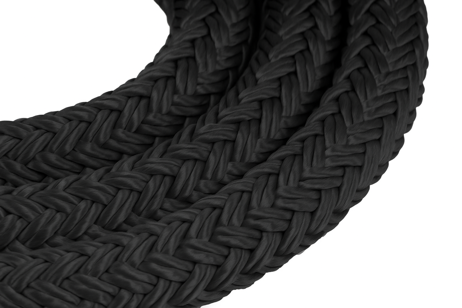 Gleistein Dockline Schwarz 14 mmØ x 14 Meter (einseitiges Auge 40 cm)