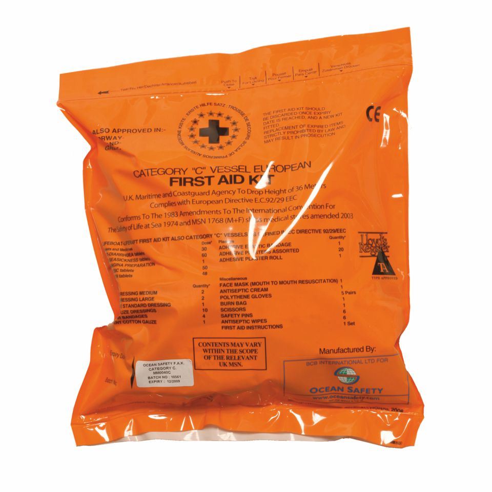 OCEAN SAFETY Erste Hilfe Set Kategorie C