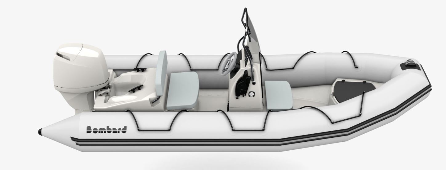 Bombard Sunrider 500 hellgrau / Polster h'grau