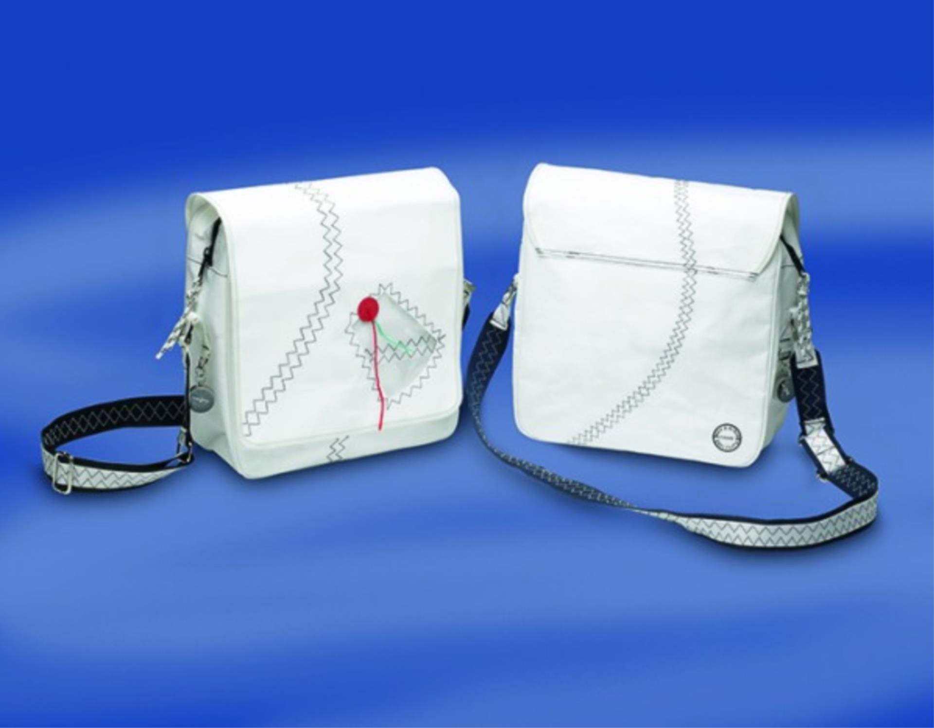Sea Dream Dokumenten Schultertasche weiß/schwarz