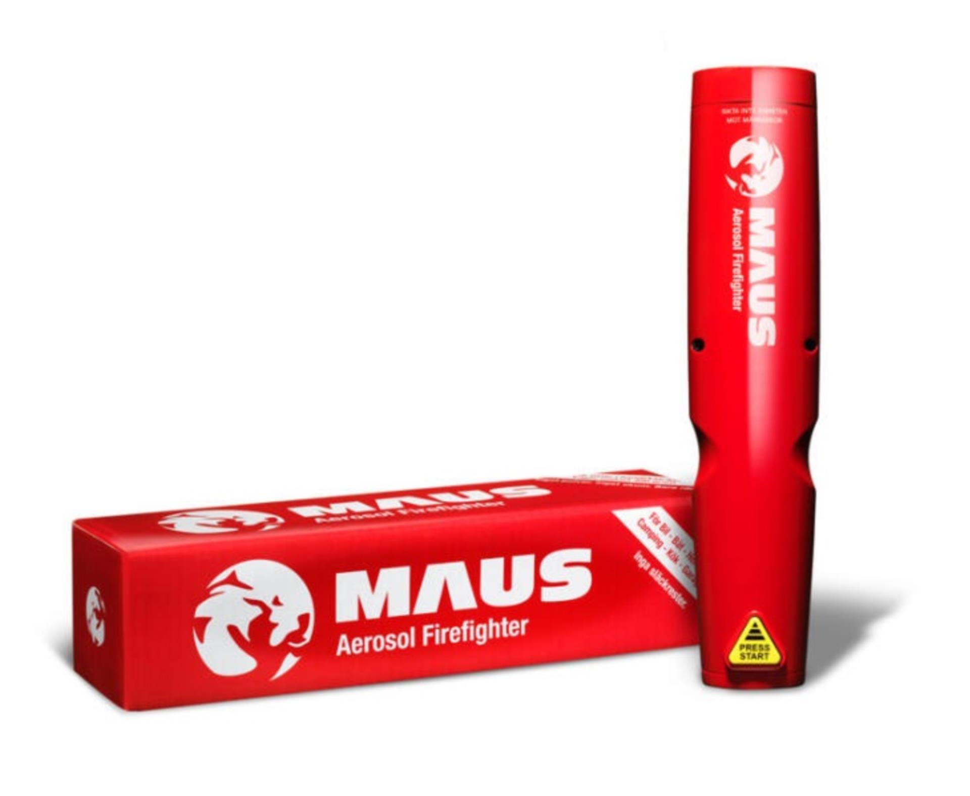 Maus Feuerlöscher Maus Aerosol Feuerlöscher mit Wandhalterung, klein