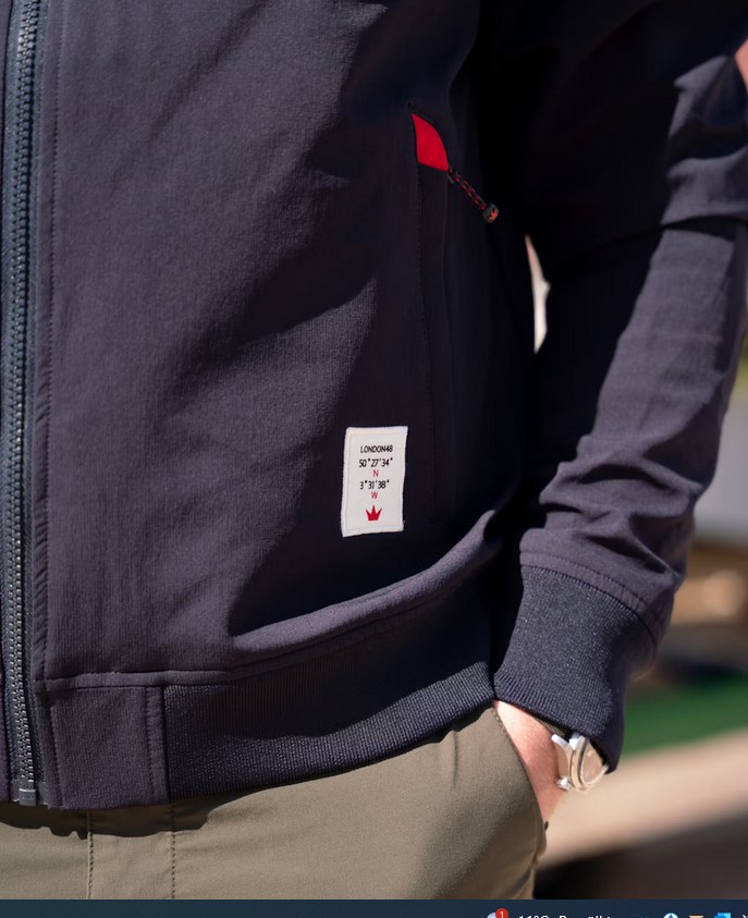 Elvstrom Elvstrøm Hafenjacke "London 48" graphite Größe S