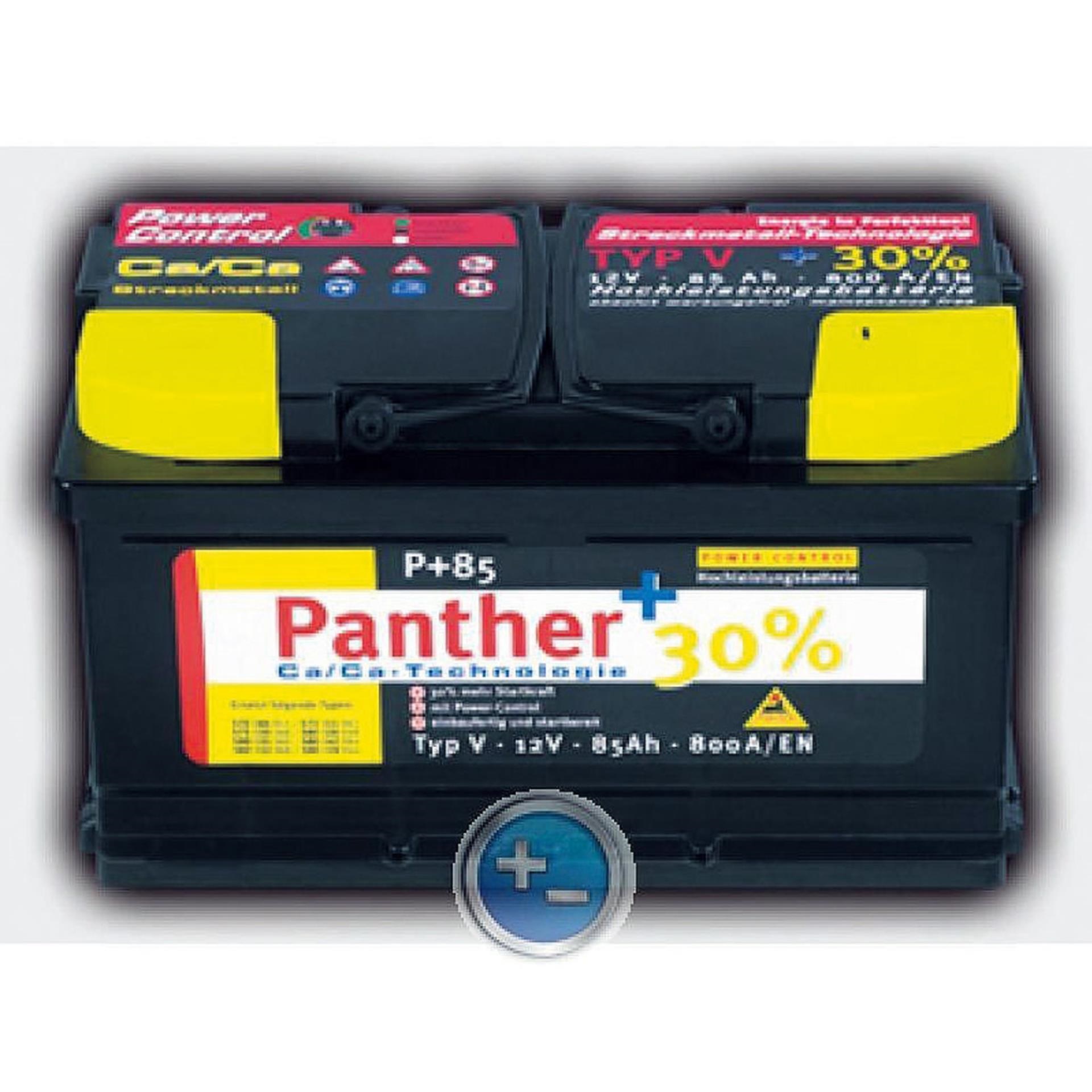 Panther Batterien Panther Starterbatterie P+ 75 AH, (278 x 175 x 190 mm) 18,5 kg