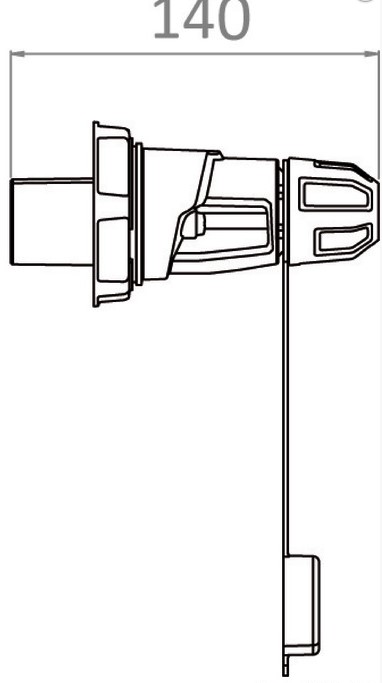 Osculati Cruiser 3P Steckdose 16A 230V Osculati Cruiser 3P Steckdose 16A 230V