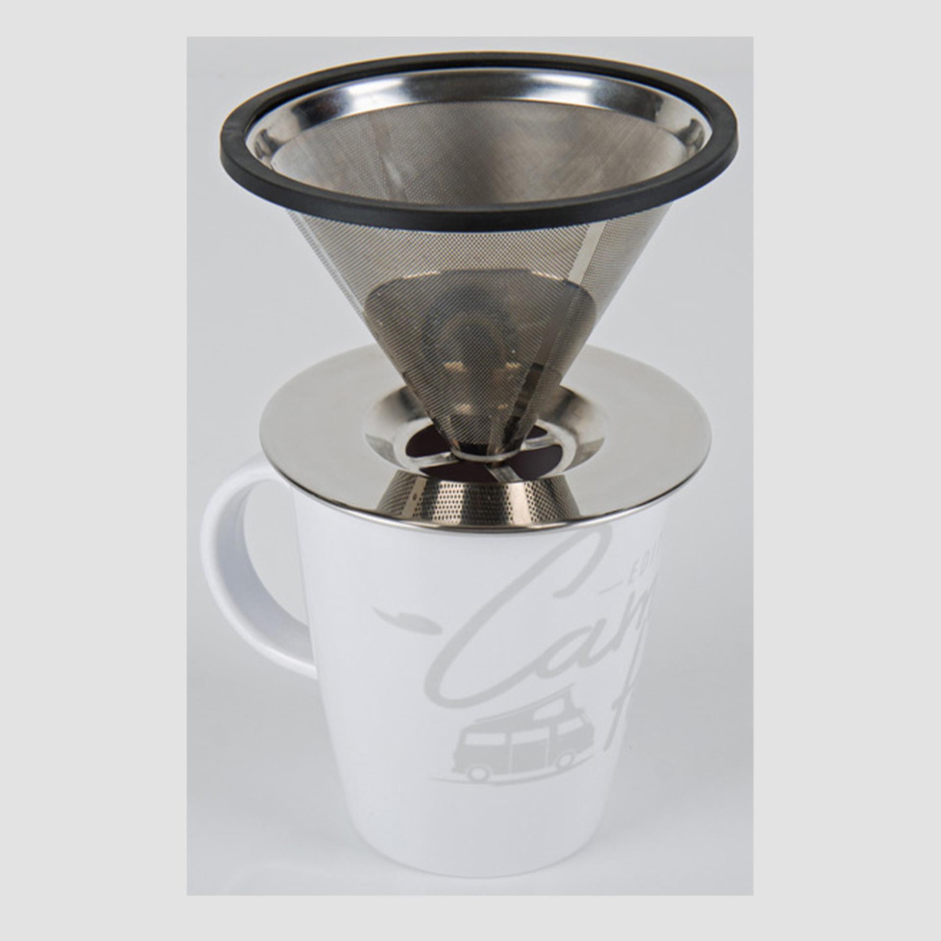 Reimo Kaffeefilter Edelstahl für 2 Tassen