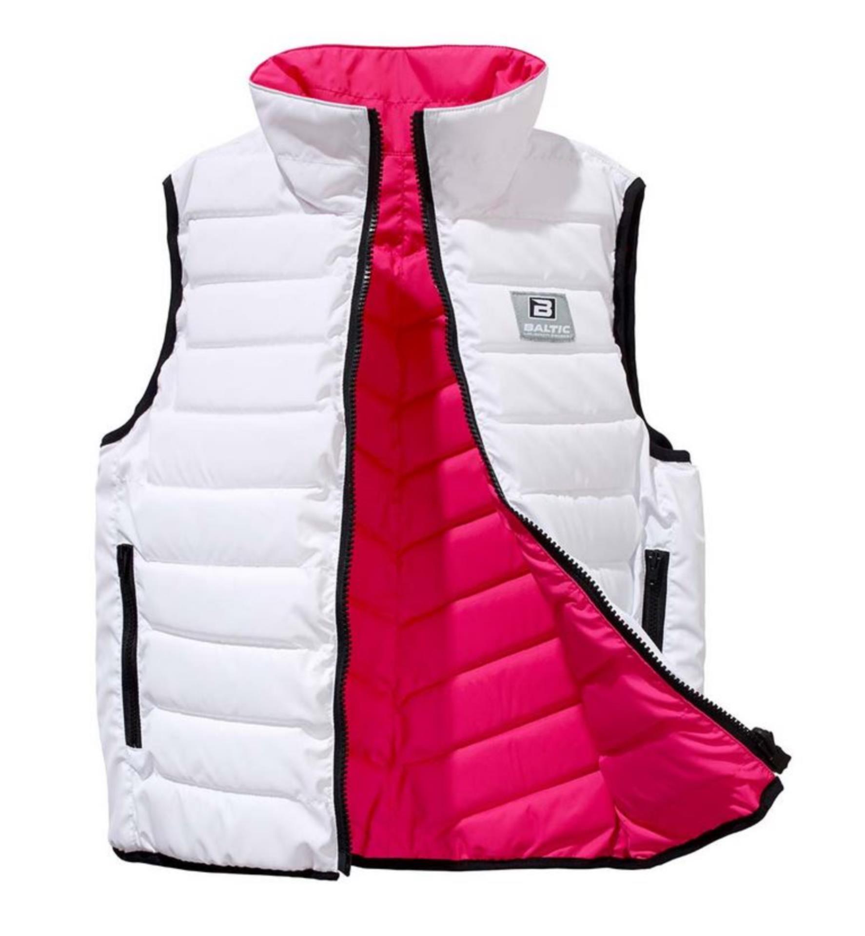 Baltic Weste Flipper weiß-pink, XS / 50 - 60 kg