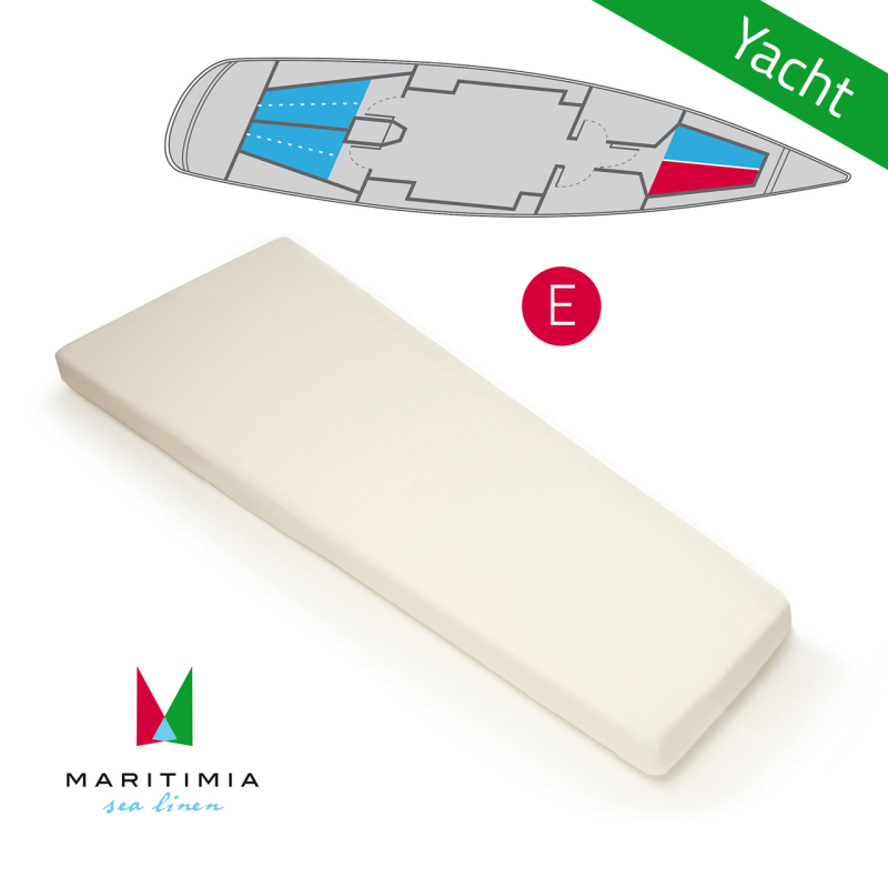 Maritima Spannbettlaken rechts 100 x 200 x 40 cm, weiß