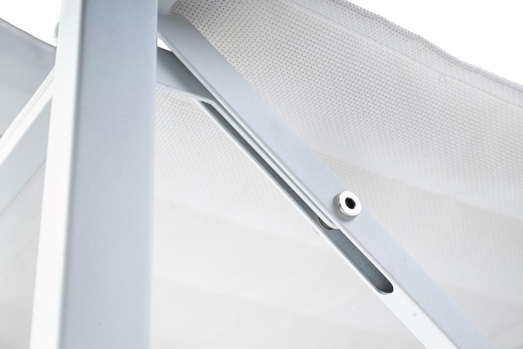 ARC Marine Regiestuhl The Square Aluminium weiß