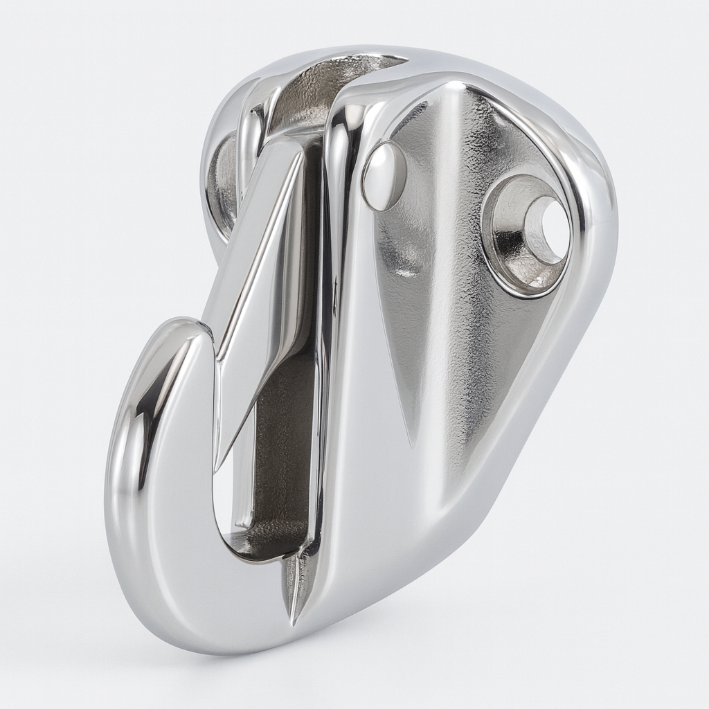 Osculati Fenderhalter Edelstahl, 36 x 32 mm, 8 mmØ