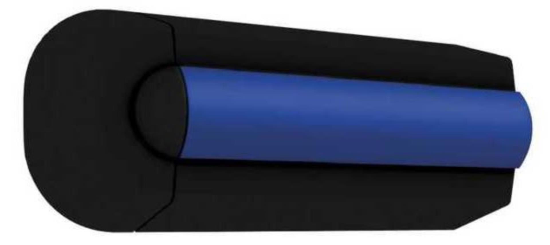 Vetus Endstücke für Trap Basis Scheuerleiste 60 x 38mm, schwarz (Paar)