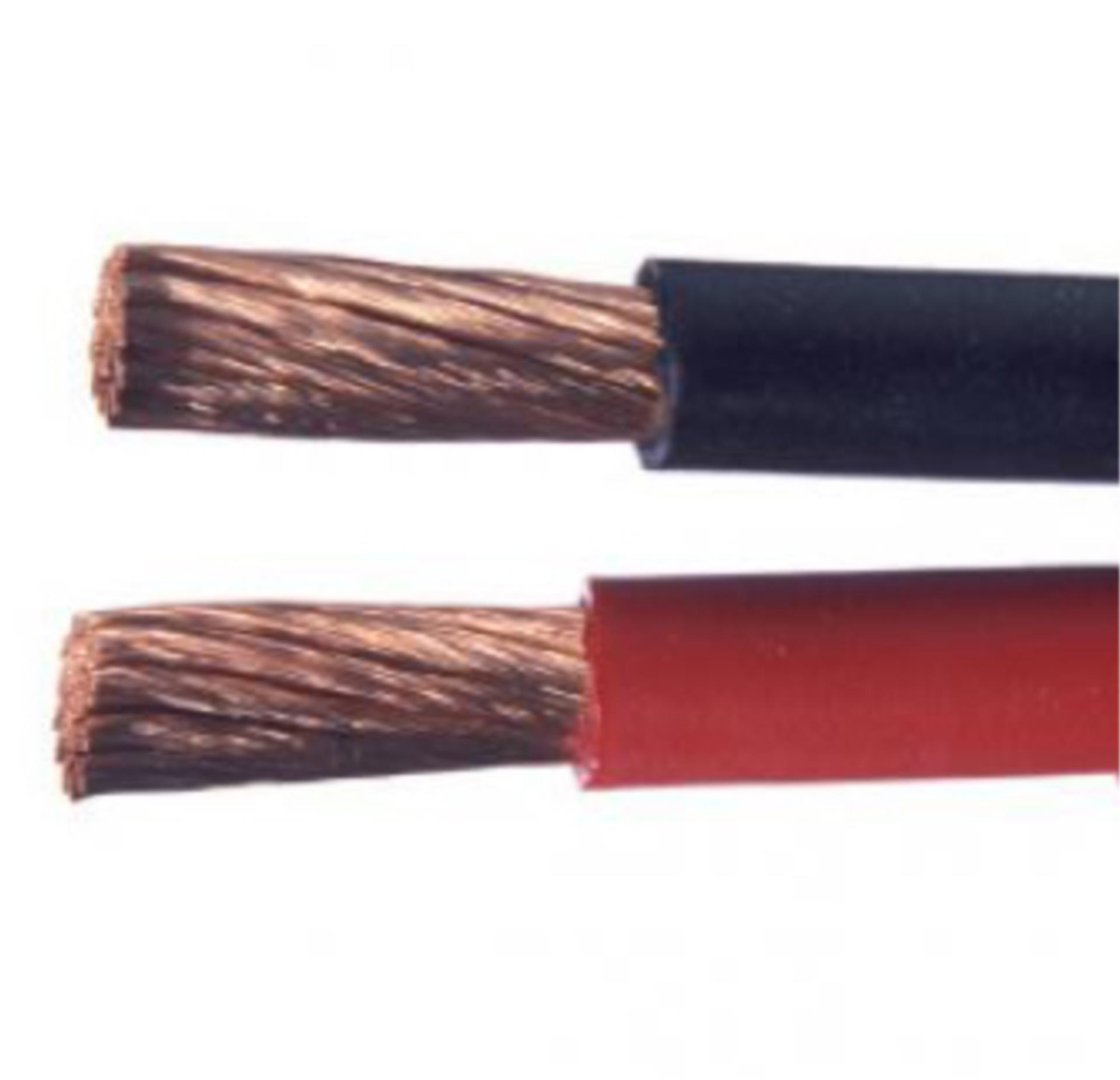 Batteriekabel 25 mm², 100 A rot