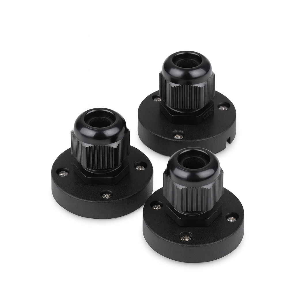 Quick Decksdurchführung, Kunststoff für 6 - 12 mmØ