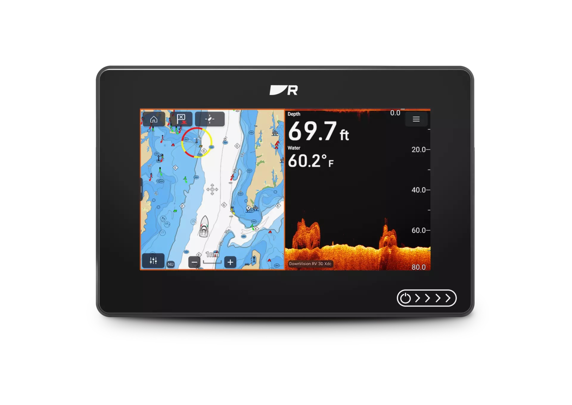 Raymarine Axiom 2, 7" Kartenplotter mit RealVision 3D Sonar