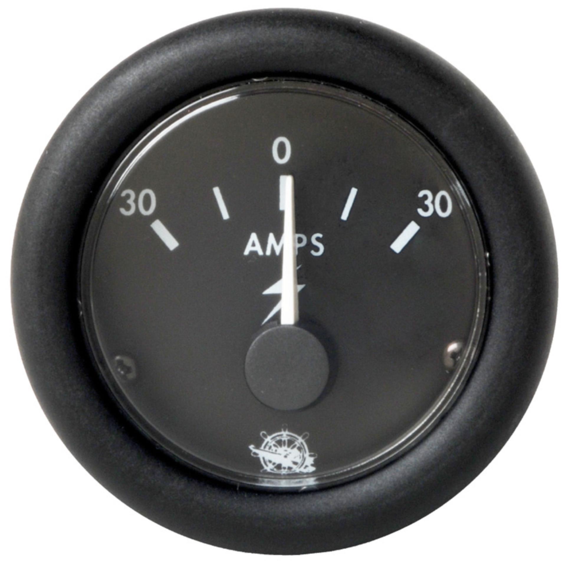 Osculati Guardian Amperemeter 12 V, schwarz