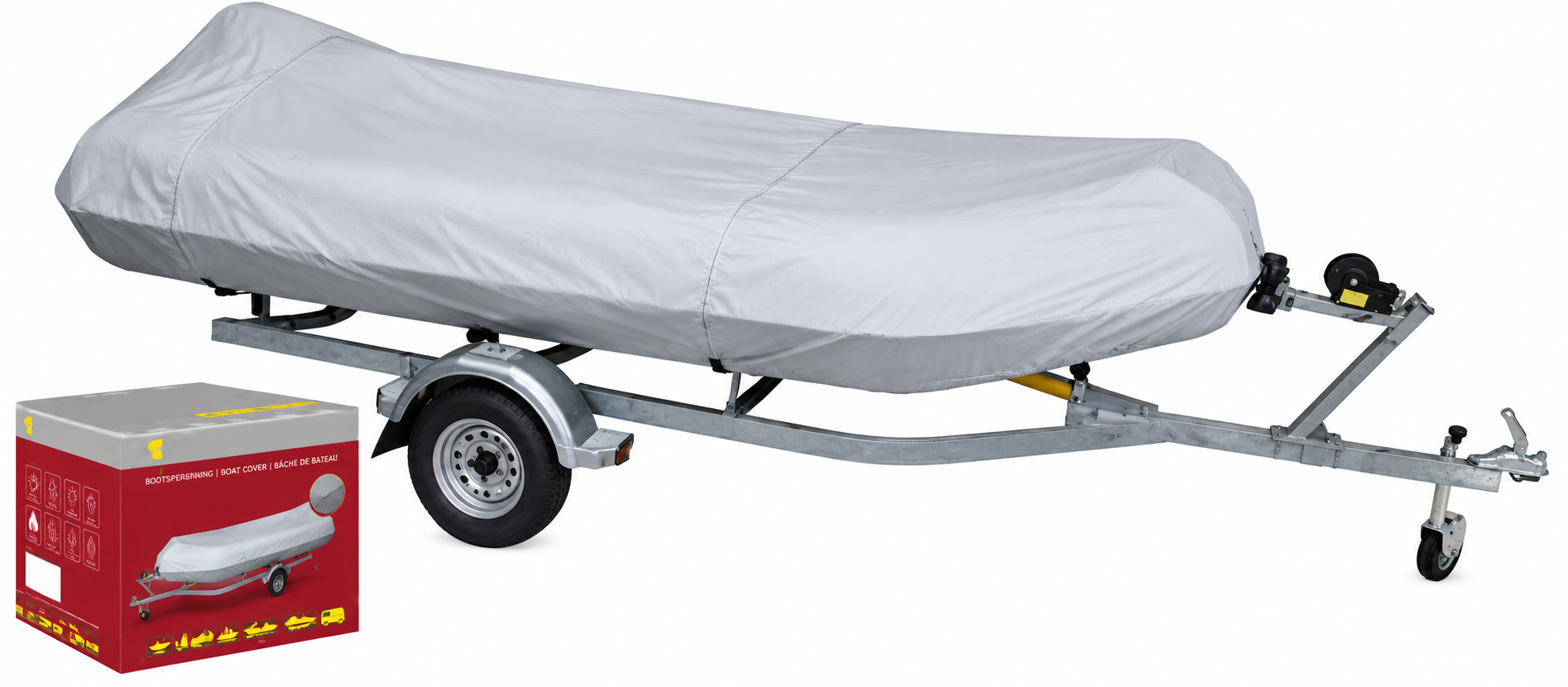 Oceansouth Abdeckplane flache Ausführung, 3,20/3,60 m x 1,75 m (4,33 m x 2,65 m)