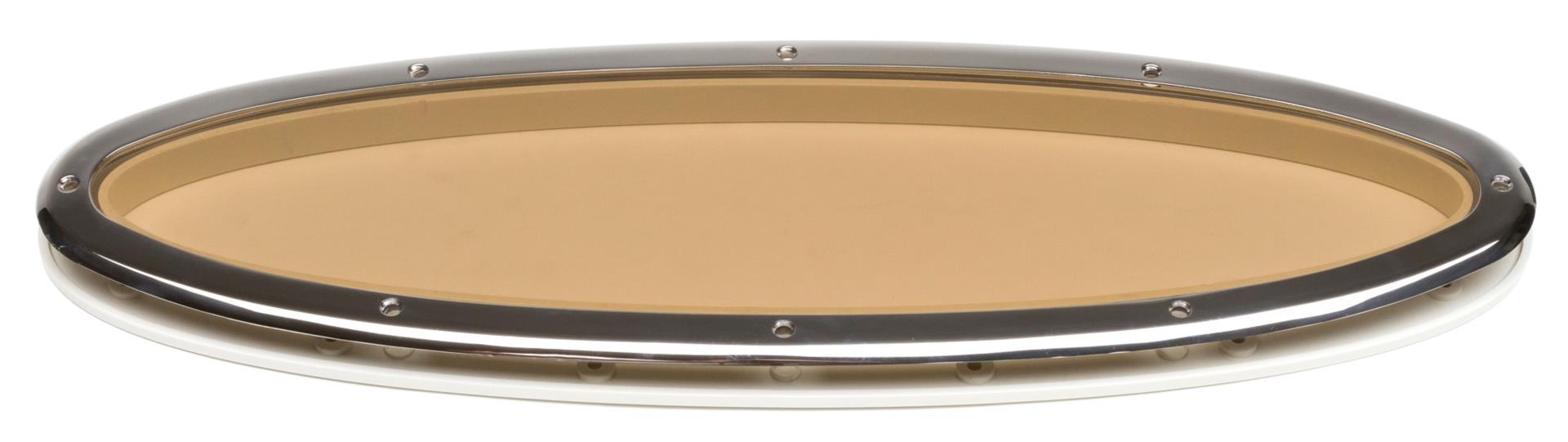 Allpa Festes Bullauge Edelstahl, 151 x 490 mm