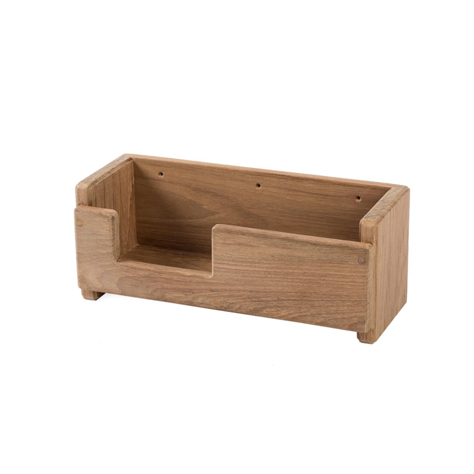 ARC Marine ARC Teak Fernglashalter flach (mit Kompass), 265 x 105 mm