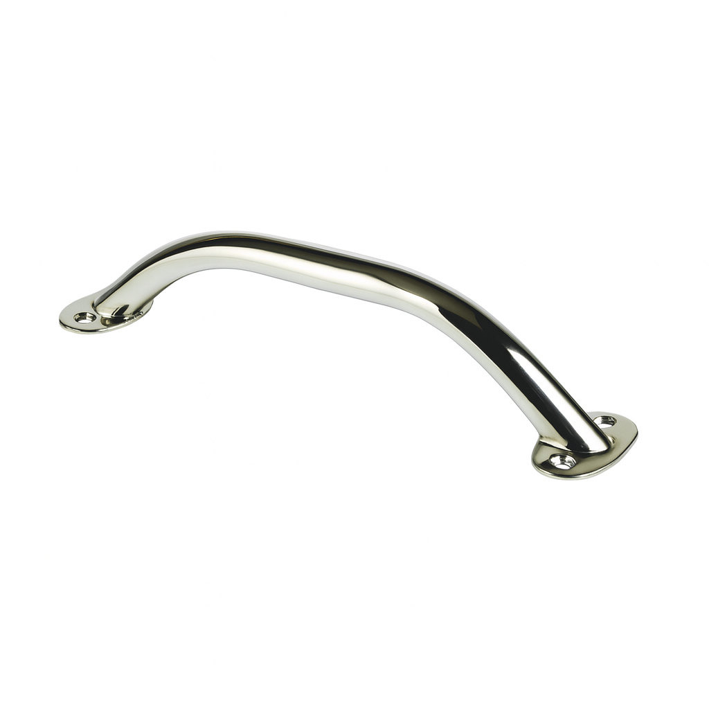 Osculati Edelstahl Handlauf mit Montageplatte, 305 mm