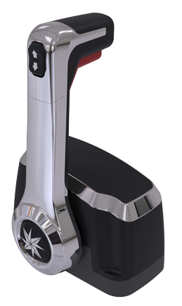 Allpa Seastar Xtreme Schaltkasten Toppmontage, Chrom (Interlock + Trimm) 