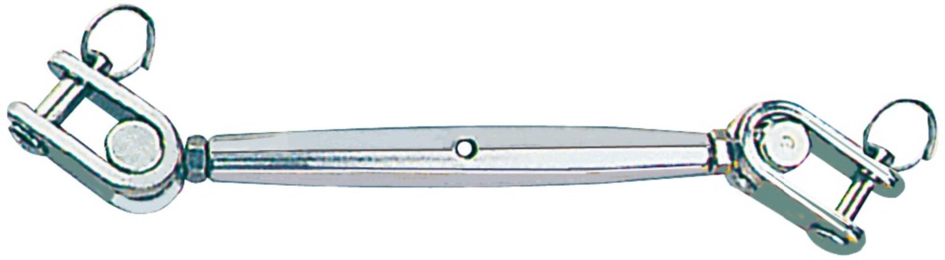 Osculati Edelstahl Wantenspanner 2 x Gelenk M10 für 5,0 mmØ