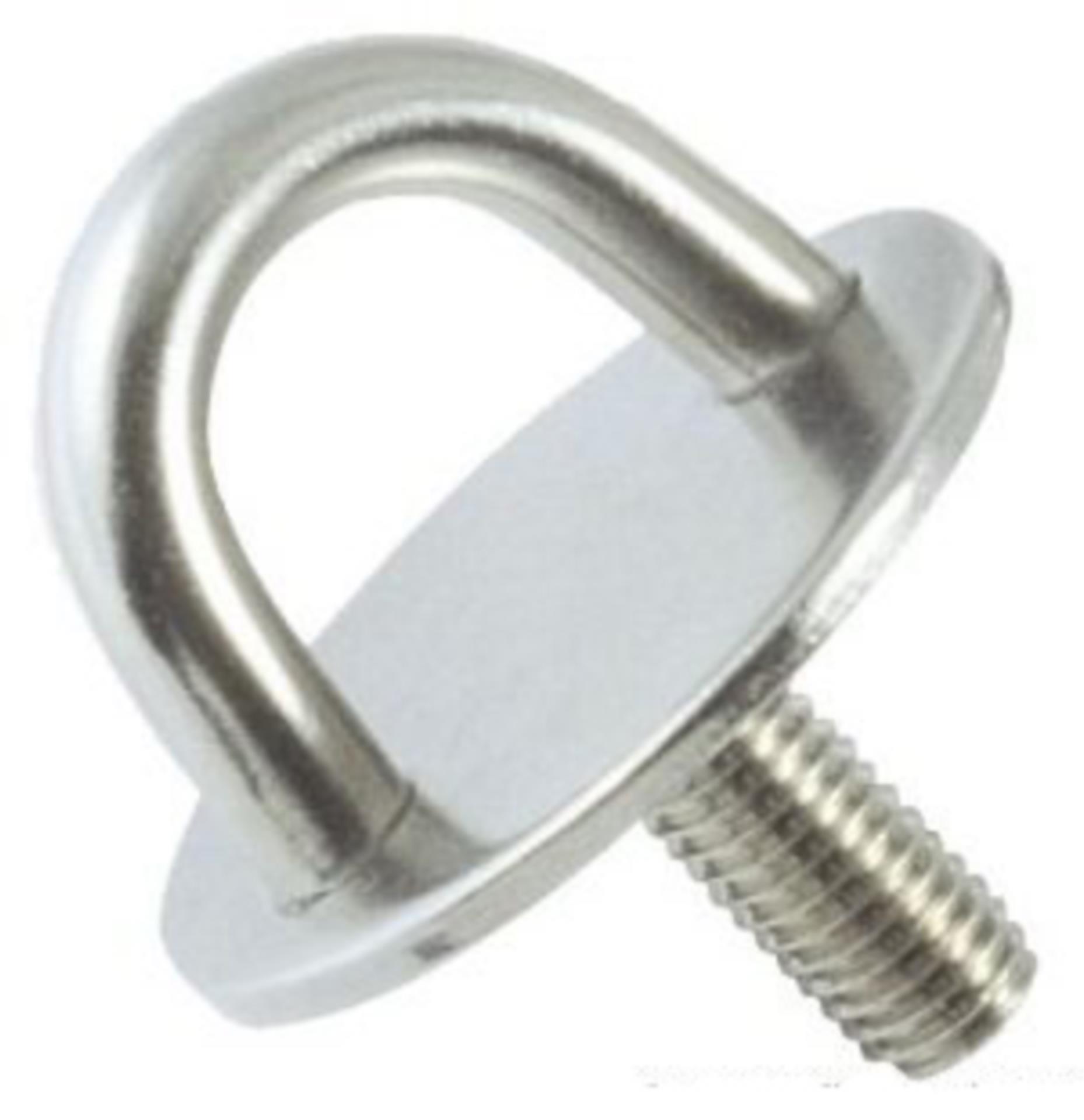 Augbügel rund mit Stiftbolzen 6 mmØ x 22 mm Bolzen