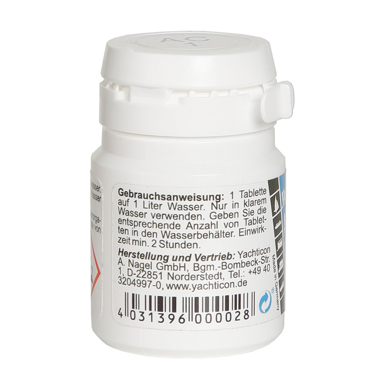 Aqua Clean AC 5 ohne Chlor 100 Tabletten für 500 Liter