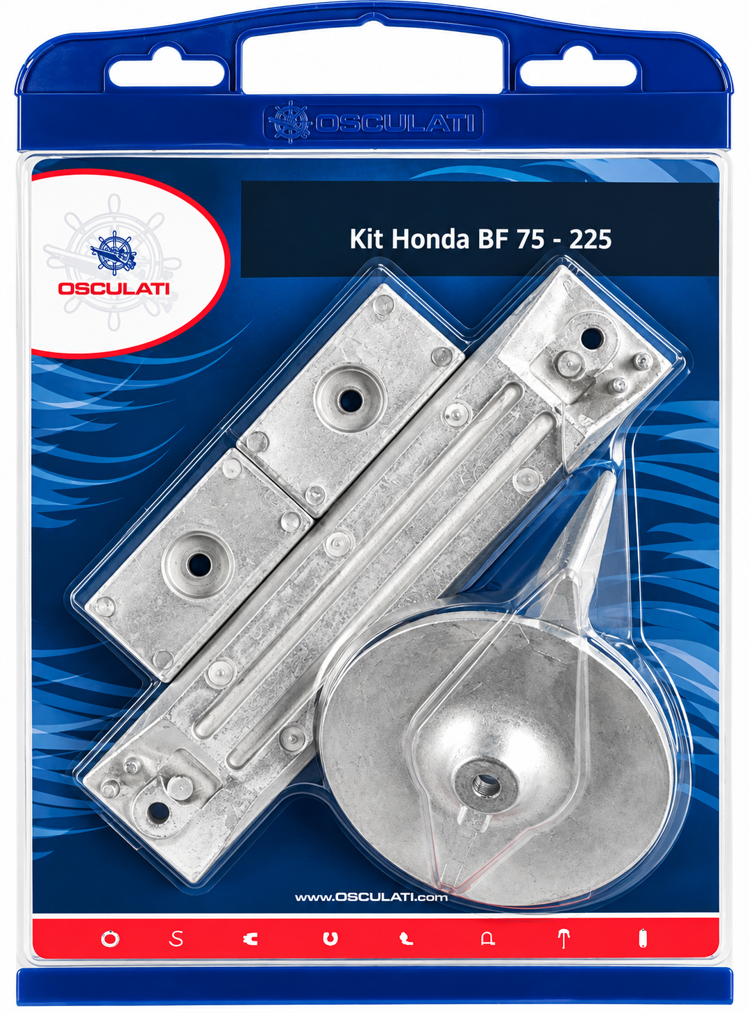 Osculati Anoden Set Magnesium Honda 75 / 225 PS