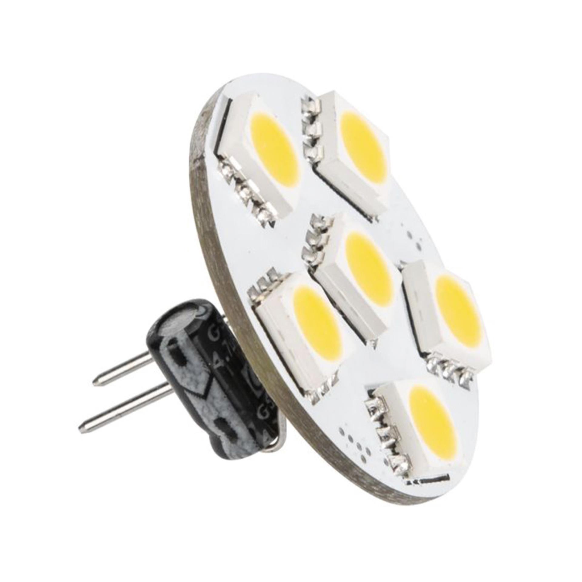 LED GZ4 Sockel SMD Modul (3000K) 125°, 1/1,7 W 6er
