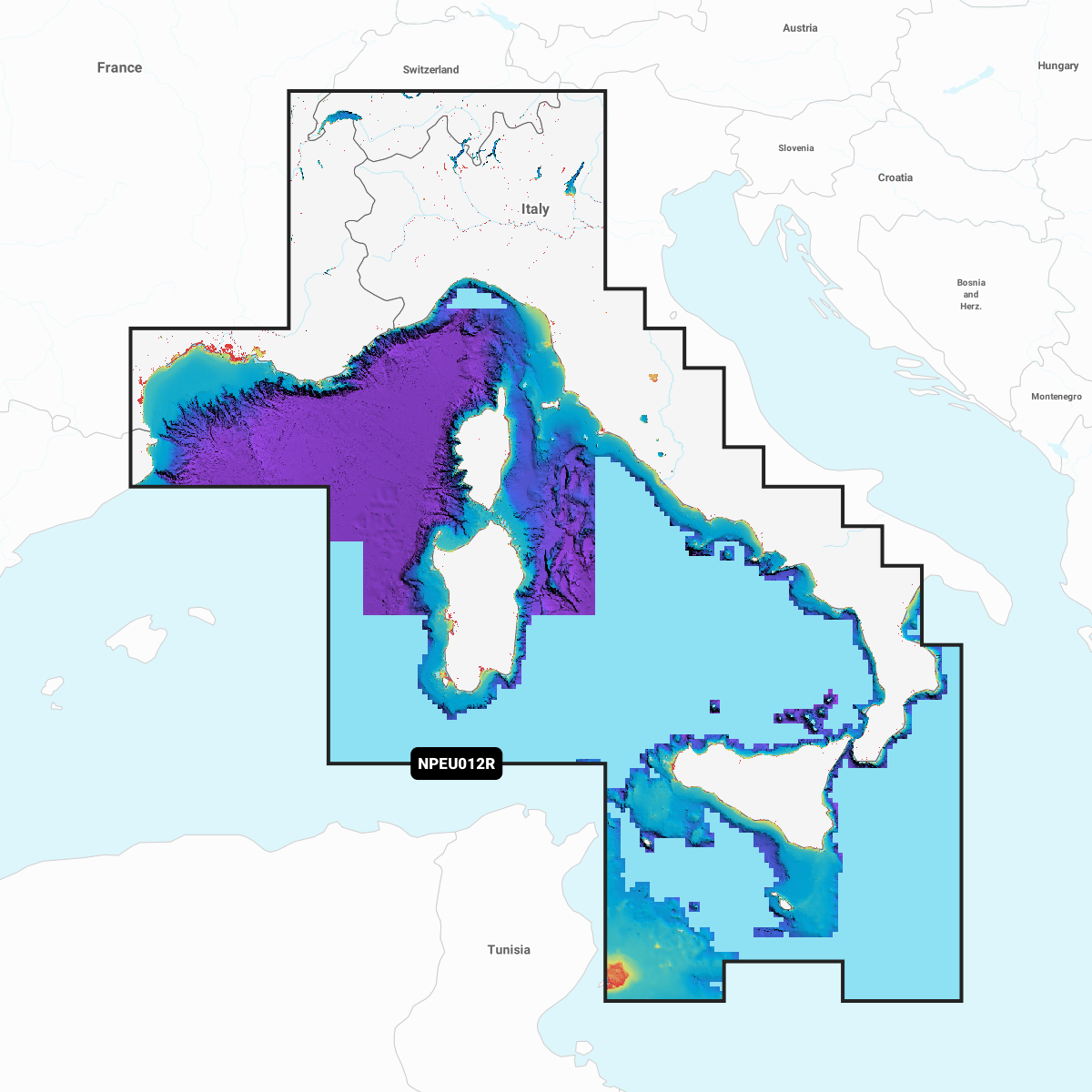 NAVIONICS PLATINUM+ Mittelmeer Zentral und Westen