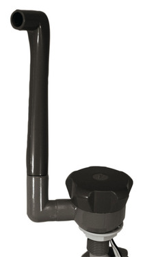 Reimo Wasserhahn mit Schalter, grau