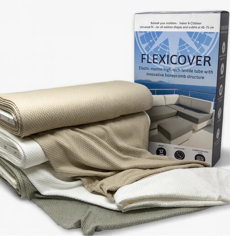 Fenderdesign FlexiCover, gebrochen weiss (5 Meter)