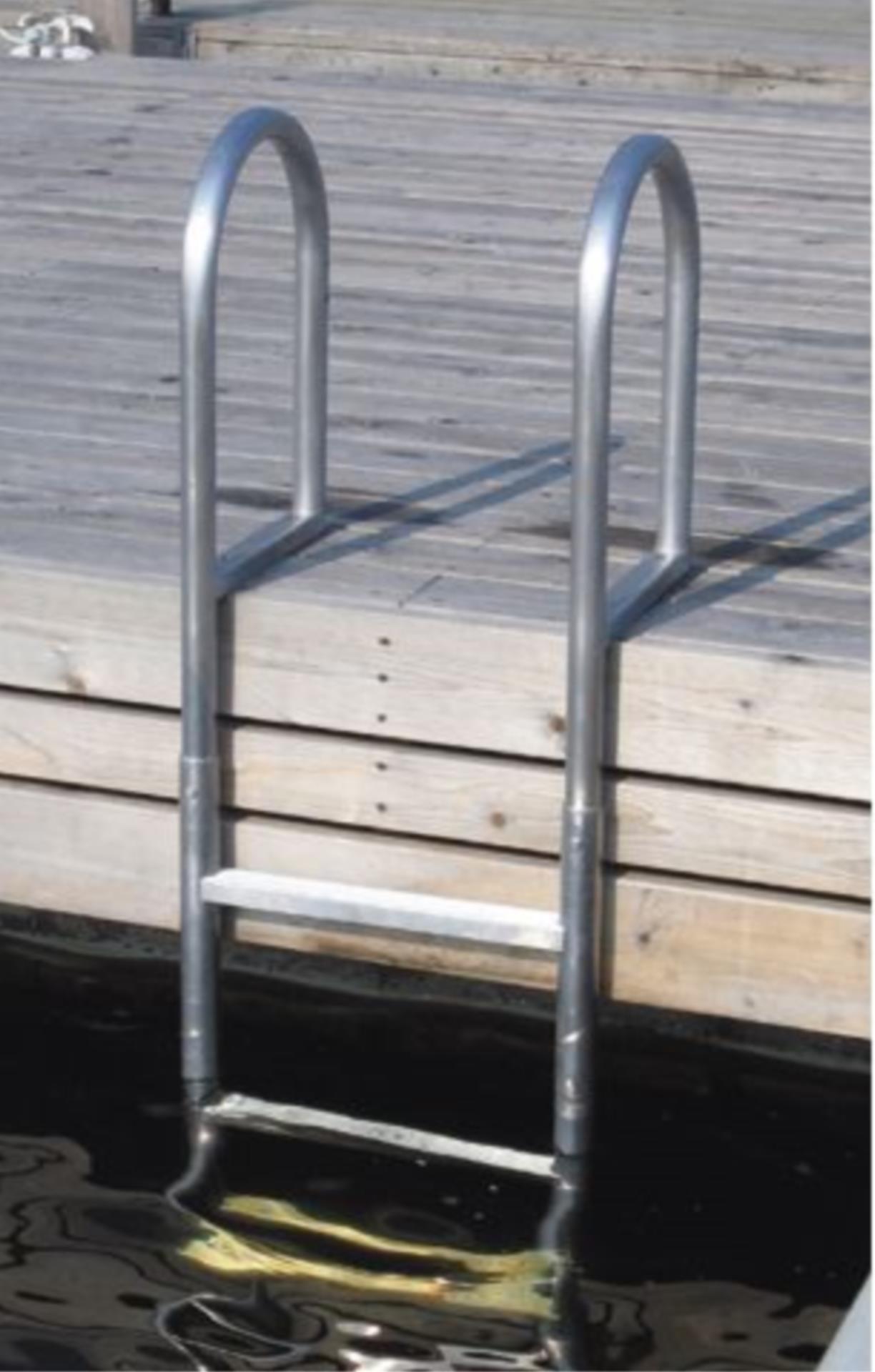 Badeleiter für Stege, Aluminium