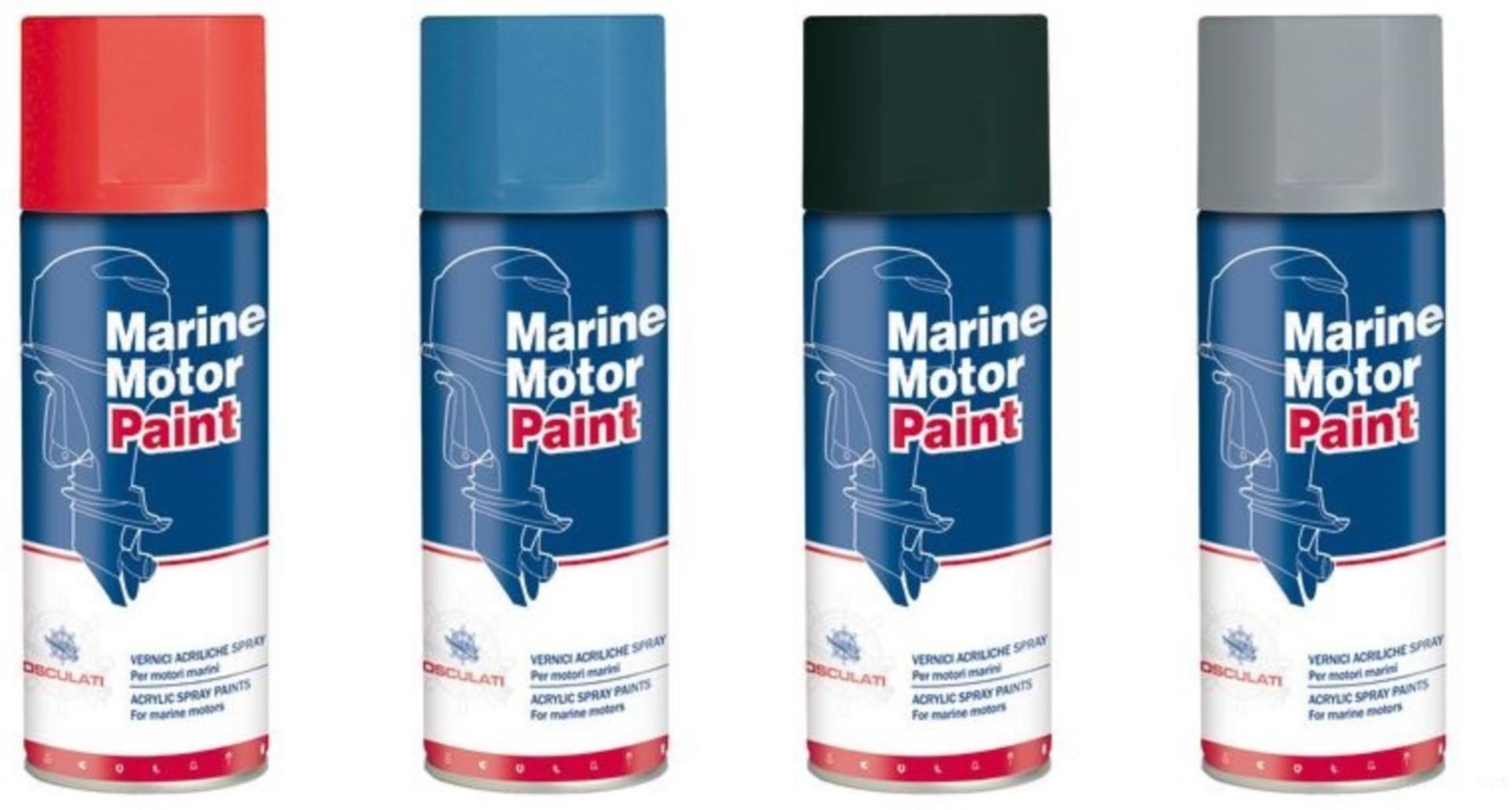 Osculati Acryl Spray für Evinrude / Johnson weiß 71-80, 400 ml