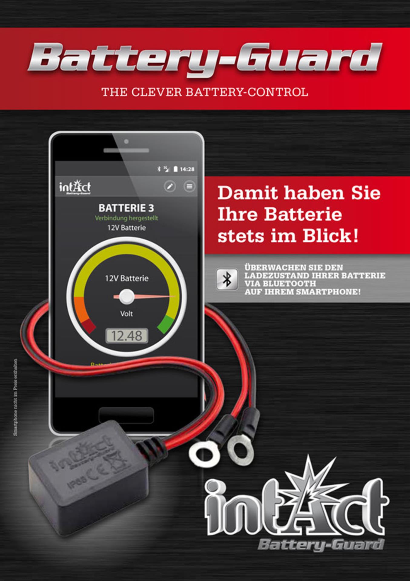 intAct Battery-Guard Batterieüberwachung 6V 12V 24V mit App