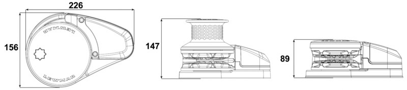 Lewmar Ankerwinde VX2+ GO, 10 mmØ (12 V 1000 W) Lewmar Ankerwinde VX2+ GO, 10 mmØ (12 V 1000 W)